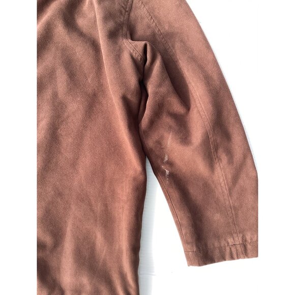 Woman’s Fu Da  New York Brown Button-Up Jacket XL 100% Polyester Casual Coat - Picture 5 of 9